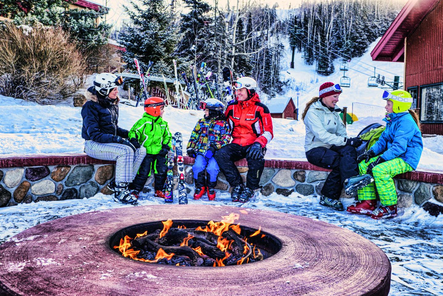 Family at Lutsen Mountains