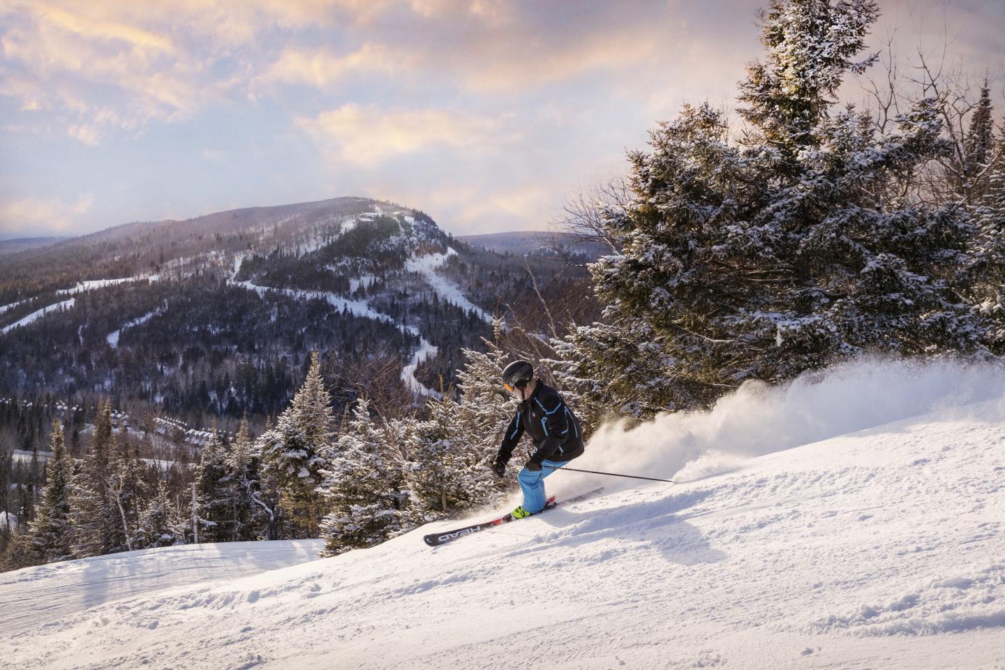 Skier at Lutsen Mountains