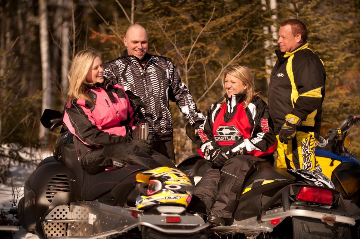Snowmobiling players